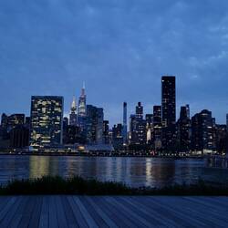 Ausblick am Ufer von Queens