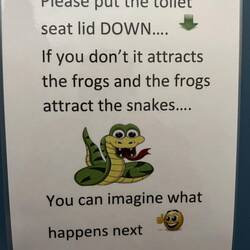 Toilet sign 😁