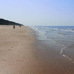 Weit und breit nur Strand