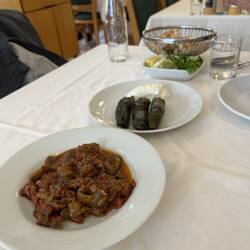 Lamb & eggplant, dolma