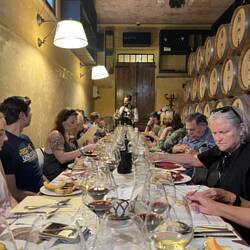 Lunch and-oh, yeah-more wine