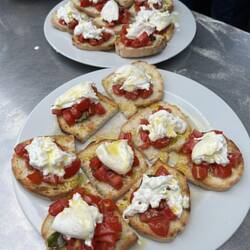 Bruschetta with Burrata Cheese