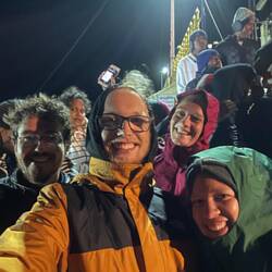 Glücklich oben wieder gefunden