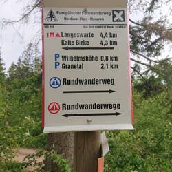 Man merkt das man im Harz ist. Überall das Symbol vom Harzklub