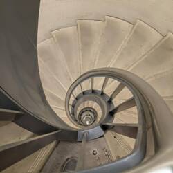 The stairs down from the Arc De Triumph
