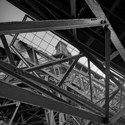 Cool view of the Eiffel Tower