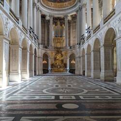 The chapel in the palace of Versailles