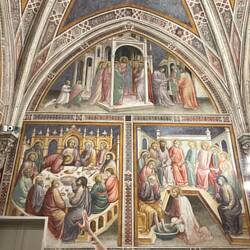 Paintings in the hospital connected to the pharmacy