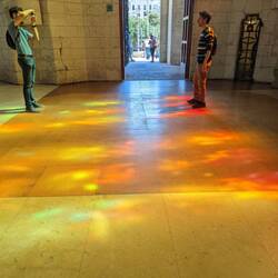 I could just sit here all day to see the play of light move across the building