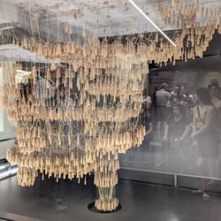 Upside down model of a church to find the strengths and weaknesses of a design