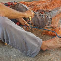 There are also fisherman at work!