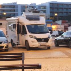 Unser Stellplatz in Portimão