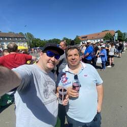 Der Achim und ich