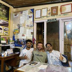 הפרידה מסאם (מימין) שהוא מדהים ועזר לי בכל דבר שהייתי צריך