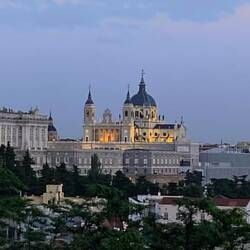 The cathedral we saw yesterday, but from the viewpoint