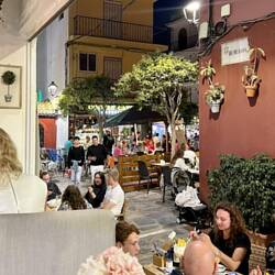 The evening vibe was amazing, and our waiter really phenomenal!