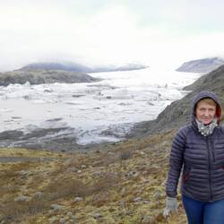 Hoffellsjökull glacier close up
