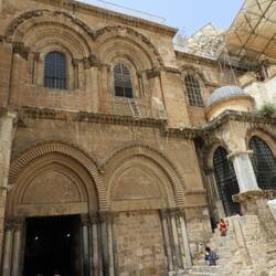 Church of the Holy Sepulchre (Golgotha) where Jesus was crucified