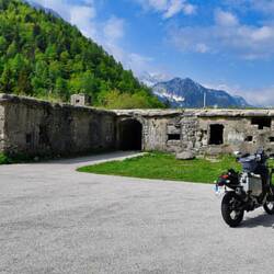 Festung No. I - die Batterie Predilsattel.