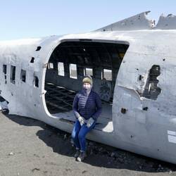 A quick rest before the long walk back