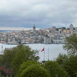 The view across the Golden Horn from Topkapi Palace