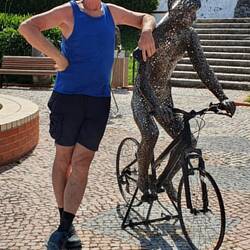 Sportler unter sich: Am Ortsrand von Odeceixe