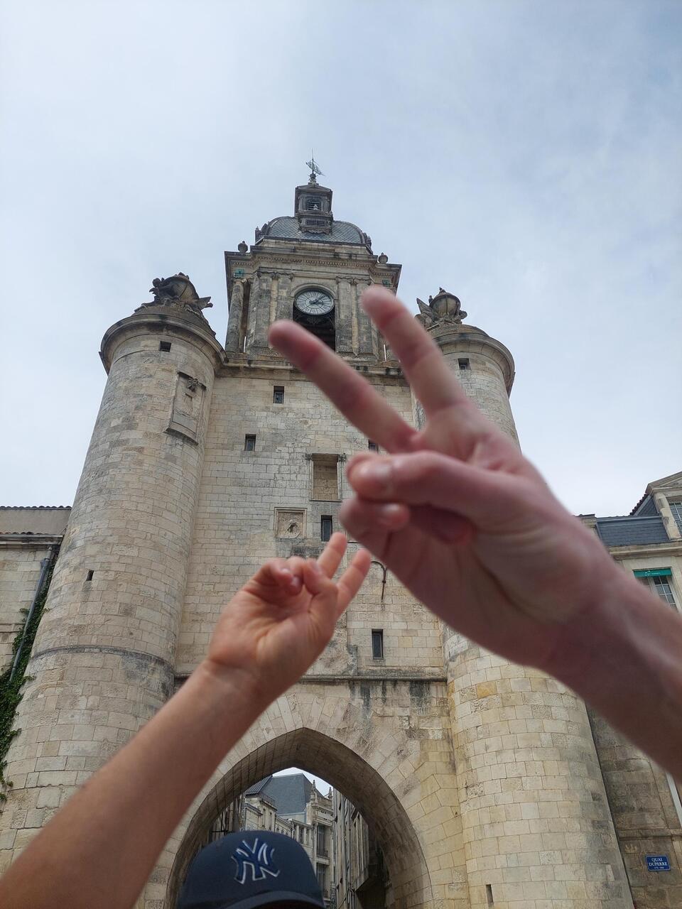 Photo bombe de Raphaël et Rémi