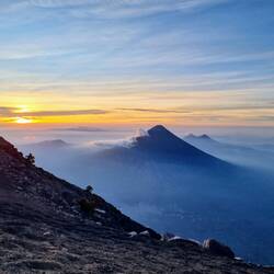 Blick auf den Vulkan Agua bei Antigua