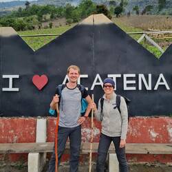 Völlig fertig wieder unten angekommen