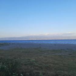 Meine letzte sizilianische Nacht. Blick auf Reggio Calabria
