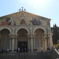 The Church of All Nations built next to the Garden of Gethsemane