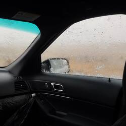 Stormchaser Jay let me jump in his SUV