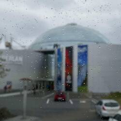 Perlan - through the bus window