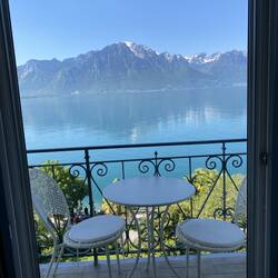 Stunning view from our room.