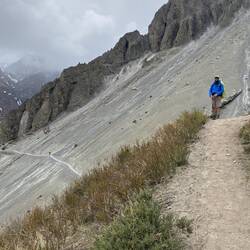 The way to the Base Camp