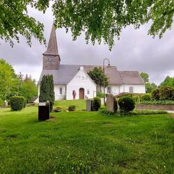 Alte Kirche von Medelby, Baujahr 1753!