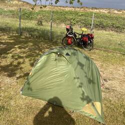 Ankunft bei Sonnenschein und bestem Wetter