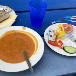 Mein Abendessen: schmackhaft und klasse