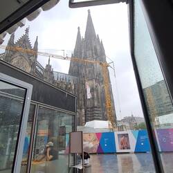 Cathédrale de Cologne vue de la Gare Centrale