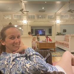 Mel may need a timeshare to this place