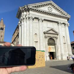 In etwa hier war die Kamera positioniert.