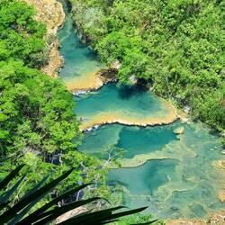Wasserkaskaden von Semuc Champey