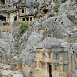 The rock tombs of Myra!