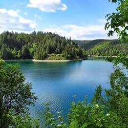 Stausee der Ködeltalsperre