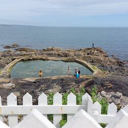 Aussicht vom Rock Pool Cafe
