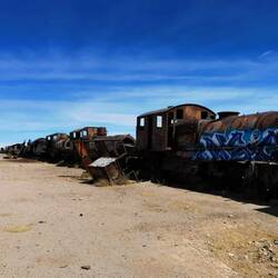 Dr Zugfriidhof (friener isch mit dene Züg Silber transportiert worde)