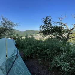 Zeltplatz in der Früh