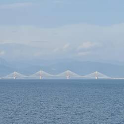 Brücke in Patras vom Pellopones zum Festland