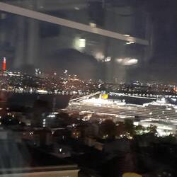 The Greek Restaurant in Turkey- bit of glass reflections