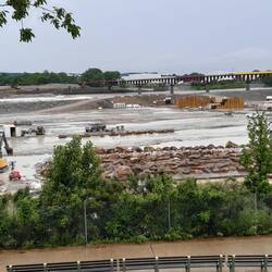 Baustelle im Arkansas River